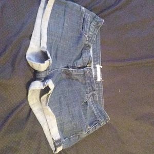 Denim shorts